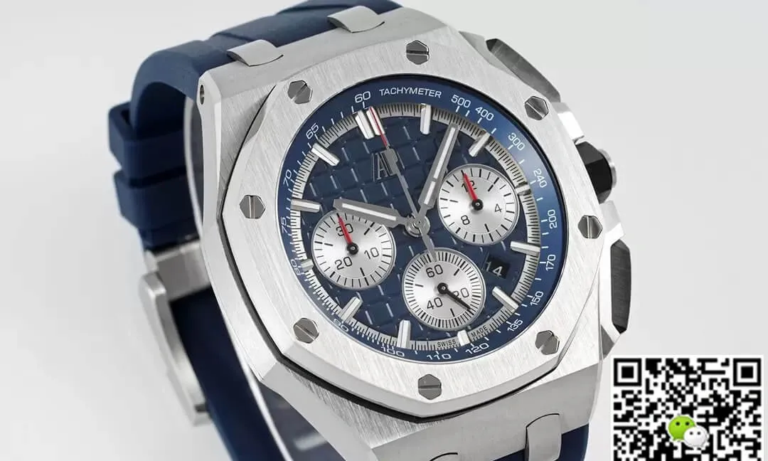 Audemars Piguet Royal Oak Offshore 26420TI.OO.A027CA.01 APF Factory 1:1 Best Edition Replica Watch Blue Strap